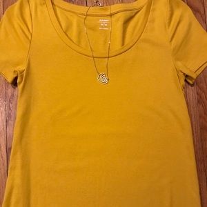 Sunny Yellow Fitted Tee